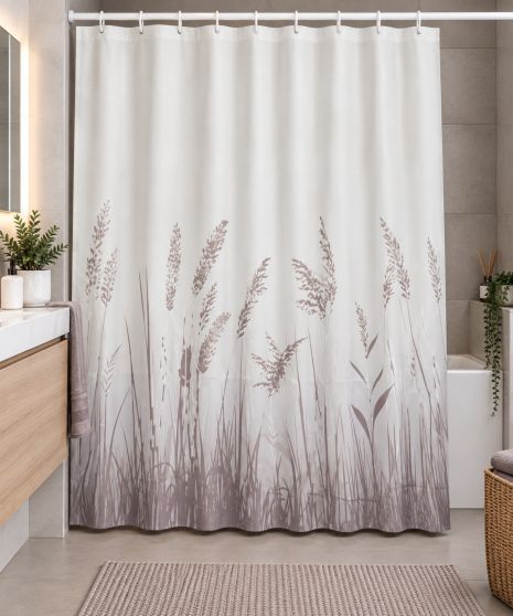 Шторка для ванной комнаты Miranda Solo Taupe 180*200 см Шторка для ванной комнаты Miranda Solo Taupe 180*200 см