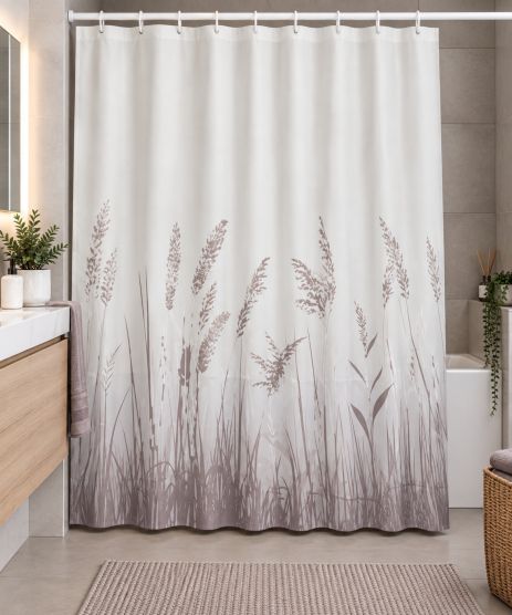 Шторка для ванної кімнати Miranda Solo Taupe 180*200 cм