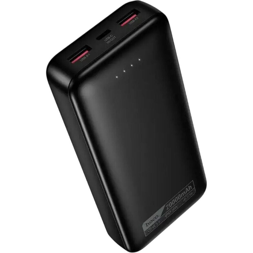 Повербанк Hoco DB130 Tridentis PD30W fully compatible power bank 20000mAh Black Повербанк Hoco DB130 Tridentis PD30W fully compatible power bank 20000mAh Black