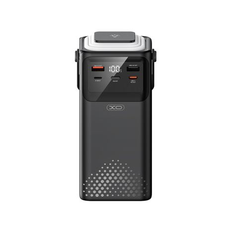 Повербанк XO PR286 PD20W+QC22.5W Four Cables + Lighting 50000mAh Black Повербанк XO PR286 PD20W+QC22.5W Four Cables + Lighting 50000mAh Black