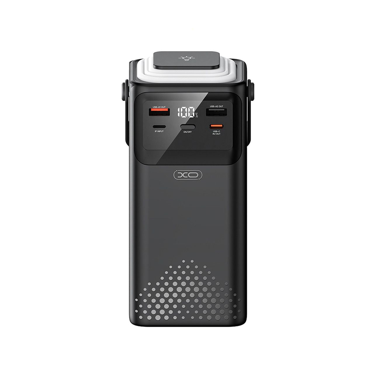 Повербанк XO PR286 PD20W+QC22.5W Four Cables + Lighting 50000mAh Black Повербанк XO PR286 PD20W+QC22.5W Four Cables + Lighting 50000mAh Black
