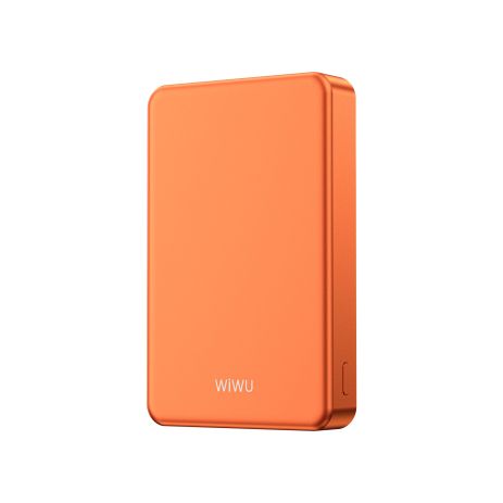 Повербанк WiWU P15-1 Ultra Thin Magnetic Power Bank 10000mAh Orange