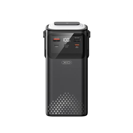 Повербанк XO PR285 PD20W+QC22.5W Four Cables + Lighting 30000mAh Black