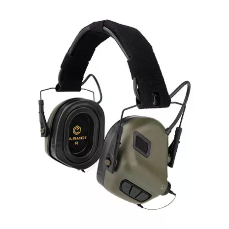Активні захисні навушники Earmor M31X MARK4 (FG) Olive Mil-Std