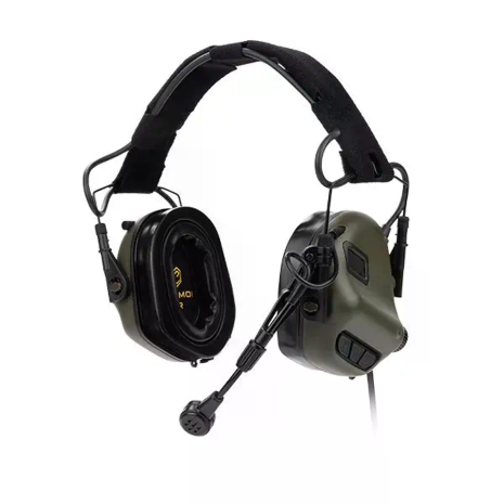Активні захисні навушники Earmor M32X MARK4 (FG) Olive Mil-Std