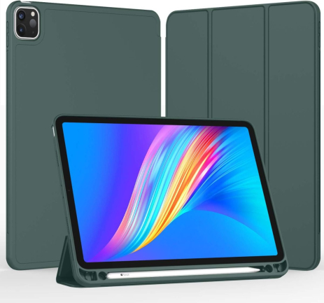 Чехол with Slot for Stylus для для Xiaomi Pad 8 / Pad 7 Pro (11.2") Темно-зелений Чехол with Slot for Stylus для для Xiaomi Pad 8 / Pad 7 Pro (11.2") Темно-зелений