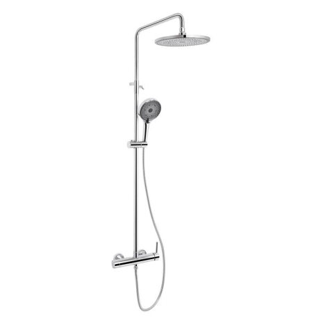 Душова система універсальна Qtap Sloup на два споживачі QT57103OC Chrome