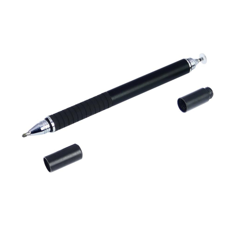Стілус ємнісний, високоточний, Jot Pro, з капілярною ручкою, алюмінієвий, чорний