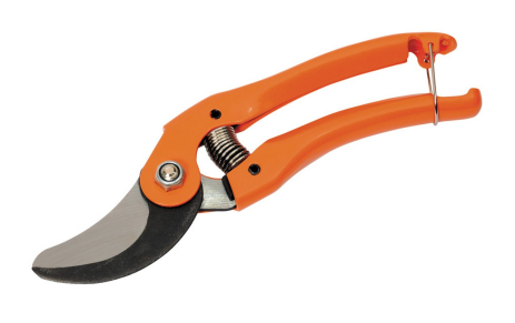 Секатор садовый обводной 225 мм с металлическими ручками лезвие Mn65 MASTERTOOL 14-6109