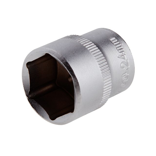 Головка шестигранная 1/2", 24мм*38мм INTERTOOL ET-2024 Головка шестигранная 1/2", 24мм*38мм INTERTOOL ET-2024