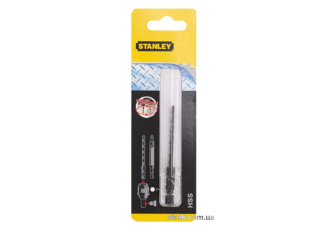 Свердло по металу, дереву, пластику SUPER-LOCK з хвостовиком 1/4" 3х77/41 мм Stanley STA50018-XJ Свердло по металу, дереву, пластику SUPER-LOCK з хвостовиком 1/4" 3х77/41 мм Stanley STA50018-XJ