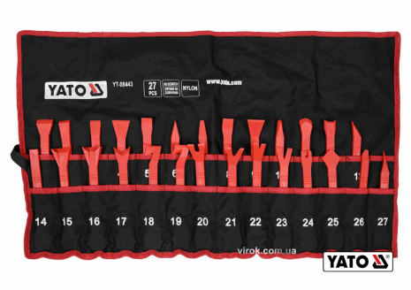 Знімач для демонтажу оббивки салону автомобіля Yato YT-08443 Знімач для демонтажу оббивки салону автомобіля Yato YT-08443