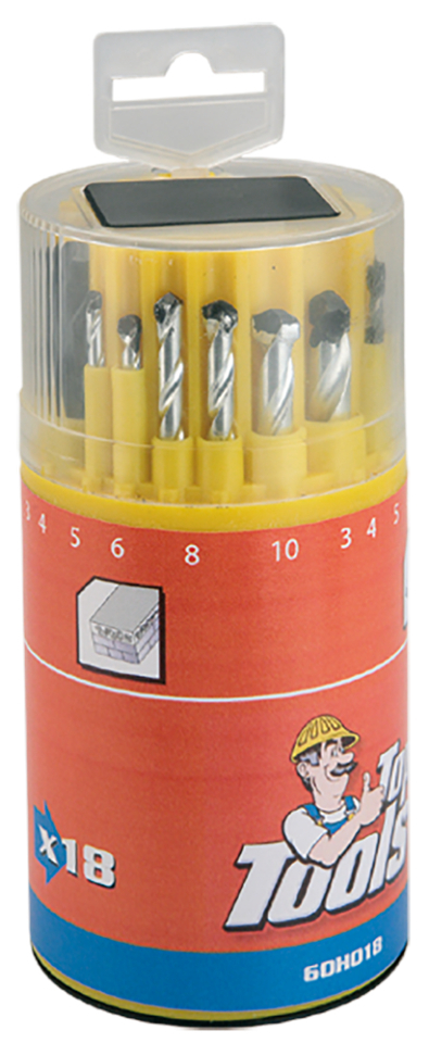 Свердла різні 18 шт. Top Tools 60H018 Свердла різні 18 шт. Top Tools 60H018