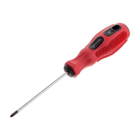 Викрутка хрестова, PH0×75 мм, Cr-V INTERTOOL VT-3131