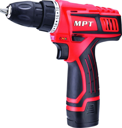 Дрель-шуруповерт аккумуляторная 12V Li-ion 1.5 А·ч 0-600 об/мин 0-10 мм 1 АКБ MASTERTOOL MCDT1216.B1 Дрель-шуруповерт аккумуляторная 12V Li-ion 1.5 А·ч 0-600 об/мин 0-10 мм 1 АКБ MASTERTOOL MCDT1216.B1