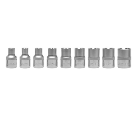 Набір головок Torx (зірочки) 1/2″ E10-E24 Yato YT-0521 Набір головок Torx (зірочки) 1/2″ E10-E24 Yato YT-0521