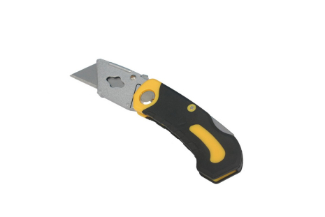 Ніж будівельний трапеція складаний MASTERTOOL 17-0170