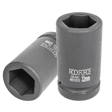 Головка ударная глубокая 21мм 1" 6гр. ROCKFORCE RF-48510021