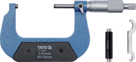 Мікрометр 50-75 мм Yato YT-72302 Мікрометр 50-75 мм Yato YT-72302