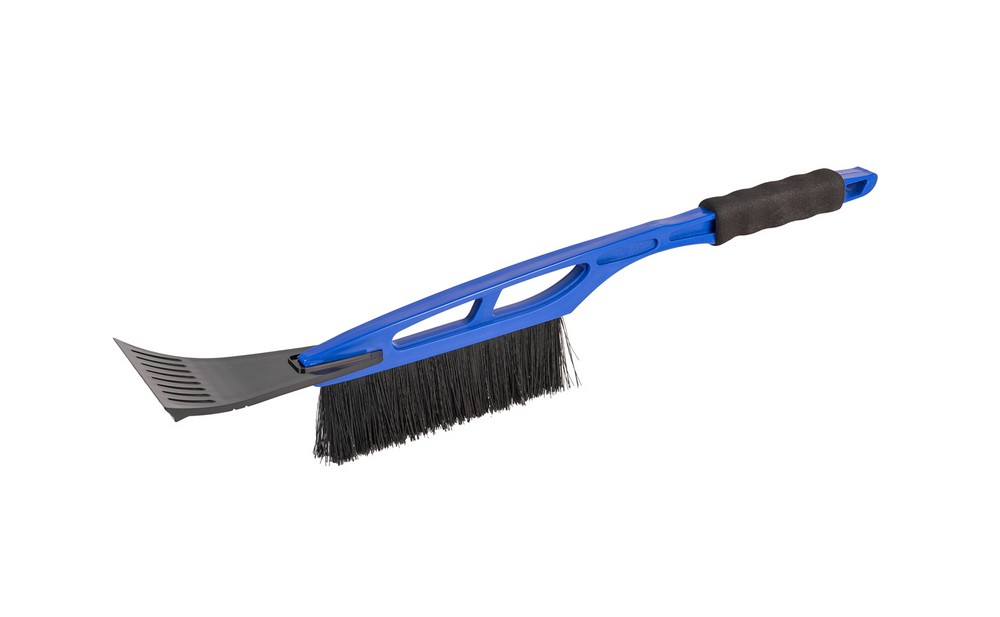 Щетка для снега автомобильная BLUE 520 мм со скребком 100 мм MASTERTOOL 84-0004 Щетка для снега автомобильная BLUE 520 мм со скребком 100 мм MASTERTOOL 84-0004