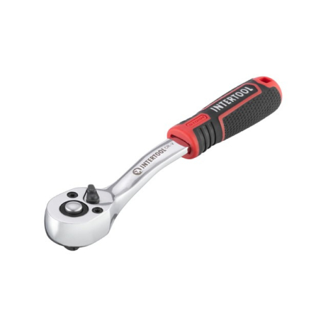 Рукоятка із храповим механізмом на 72 зуба 1/4", Cr-V STORM INTERTOOL ET-8001 Рукоятка із храповим механізмом на 72 зуба 1/4", Cr-V STORM INTERTOOL ET-8001