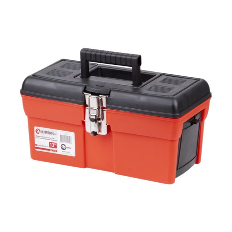 Ящик для инструментов с металлическими замками 13" 330*180*165мм INTERTOOL BX-1113