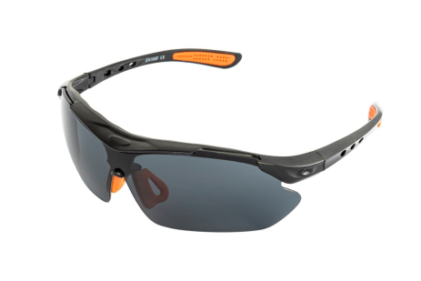 Очки открытые SPORTLINE GREY панорамная линза, полуоправа, защита от царапин ANTI-SCRATCH, противоскользящие дужки MASTERTOOL 82-0008 Очки открытые SPORTLINE GREY панорамная линза, полуоправа, защита от царапин ANTI-SCRATCH, противоскользящие дужки MASTERTOOL 82-0008
