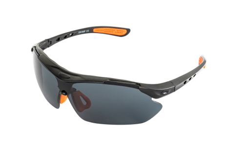 Очки открытые SPORTLINE GREY панорамная линза, полуоправа, защита от царапин ANTI-SCRATCH, противоскользящие дужки MASTERTOOL 82-0008