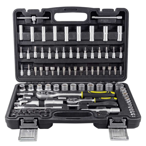 Набір інструментів 94пр, 1/4", 1/2" (6гр.) (4-22мм) WMC TOOLS WT-4941-5EURO Набір інструментів 94пр, 1/4", 1/2" (6гр.) (4-22мм) WMC TOOLS WT-4941-5EURO