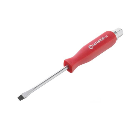 Викрутка ударна SL 5 * 75 мм Cr-V INTERTOOL HT-0481
