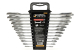 Ключи рожковые SATIN FINISH набор 12 шт (6–25/27/28/30/32 мм) CrV DIN 3110 MASTERTOOL 70-2112