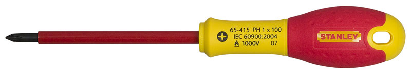 Викрутка електрика 75 мм "FatMax VDE 1000V" STANLEY 0-65-414 Викрутка електрика 75 мм "FatMax VDE 1000V" STANLEY 0-65-414