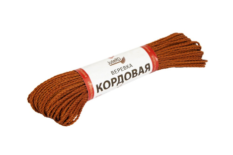 Шнур кордовый крученый влагостойкий Ø3.0 мм 50 м MASTERTOOL 92-0611 Шнур кордовый крученый влагостойкий Ø3.0 мм 50 м MASTERTOOL 92-0611