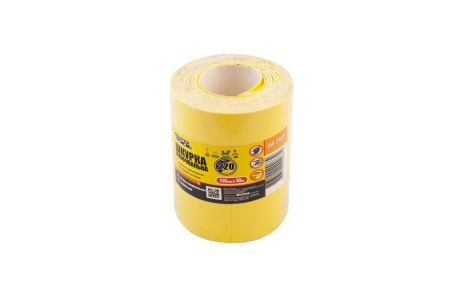 Шкурка шлифовальная на бумажной основе Р220 115 мм 10 м MASTERTOOL 08-2922 Шкурка шлифовальная на бумажной основе Р220 115 мм 10 м MASTERTOOL 08-2922