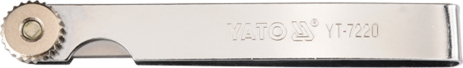 Щупы измерительные 100 мм 17 шт. 0,02-1 мм Yato YT-7220 Щупы измерительные 100 мм 17 шт. 0,02-1 мм Yato YT-7220