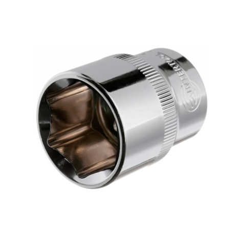 Головка шестигранна 1/2", 23×38 мм, Cr-V, STORM INTERTOOL ET-0023
