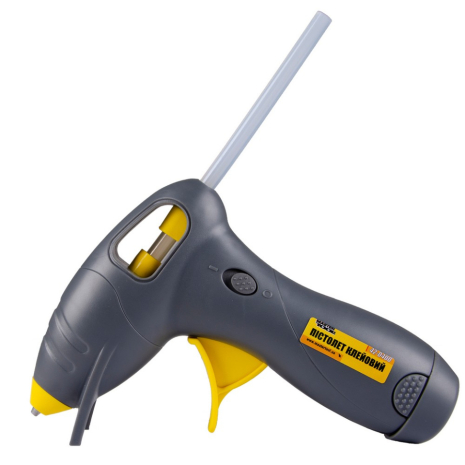Пистолет клеевой на батарейках Ø 7.2 мм DC 6V 1.5х4 шт AA MASTERTOOL 42-0400 Пистолет клеевой на батарейках Ø 7.2 мм DC 6V 1.5х4 шт AA MASTERTOOL 42-0400