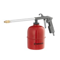Пистолет для распыления жидкостей, пневматический INTERTOOL PT-0704