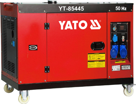 Генератор струму дизельний 7.5 кВт, YATO YT-85445 Генератор струму дизельний 7.5 кВт, YATO YT-85445