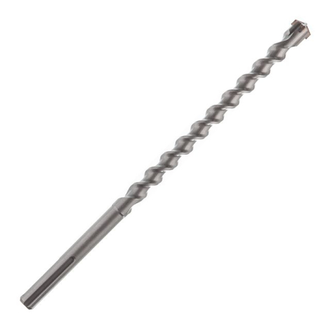 Бур SDS-Max, Quadro, 22×400 мм INTERTOOL SDM-2240