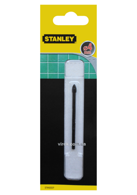 Свердло по керамічній плитці 4 мм Stanley STA53227-QZ Свердло по керамічній плитці 4 мм Stanley STA53227-QZ