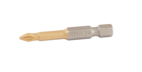 Насадка отверточная PH1 50 мм ¼" S2/TITAN набор 10 шт MASTERTOOL 10-01-511