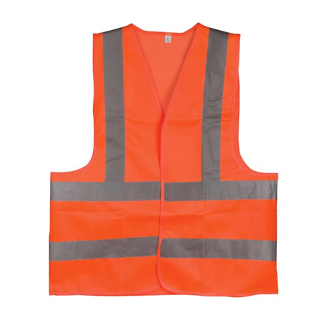 Жилет сигнальний помаранчевий, XL (60×70 см), 120 г/м² INTERTOOL SP-2028 Жилет сигнальний помаранчевий, XL (60×70 см), 120 г/м² INTERTOOL SP-2028