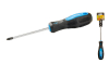 Отвёртка крестовая магнитная PH2х100 мм ручка с TPR покрытием MASTERTOOL 48-5210 Отвёртка крестовая магнитная PH2х100 мм ручка с TPR покрытием MASTERTOOL 48-5210