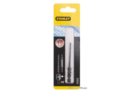 Свердло по металу, дереву, пластику SUPER-LOCK з хвостовиком 1/4" 5х100/62 мм Stanley STA50028-XJ Свердло по металу, дереву, пластику SUPER-LOCK з хвостовиком 1/4" 5х100/62 мм Stanley STA50028-XJ