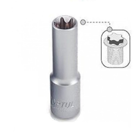 Головка торцева довга 1/4" E10 TOPTUL BAEH0810 Головка торцева довга 1/4" E10 TOPTUL BAEH0810