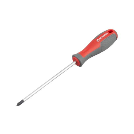 Викруткa хрестова, PH1×125 мм, Cr-V INTERTOOL VT-3317