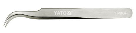 Пинцет изогнутый 120 мм Yato YT-6907 Пинцет изогнутый 120 мм Yato YT-6907