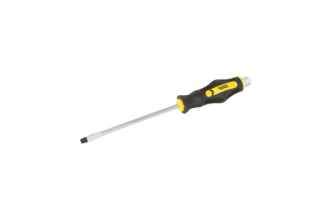 Викрутка ударна шліцева магнітна EXTERNAL HEX SL6х150 мм ручка з покриттям TPR MASTERTOOL 49-6615 Викрутка ударна шліцева магнітна EXTERNAL HEX SL6х150 мм ручка з покриттям TPR MASTERTOOL 49-6615