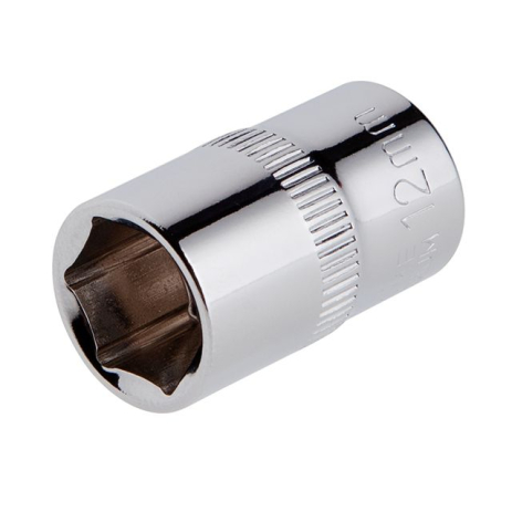Головка шестигранна 3/8", 12×20 мм, Cr-V, STORM INTERTOOL ET-0412